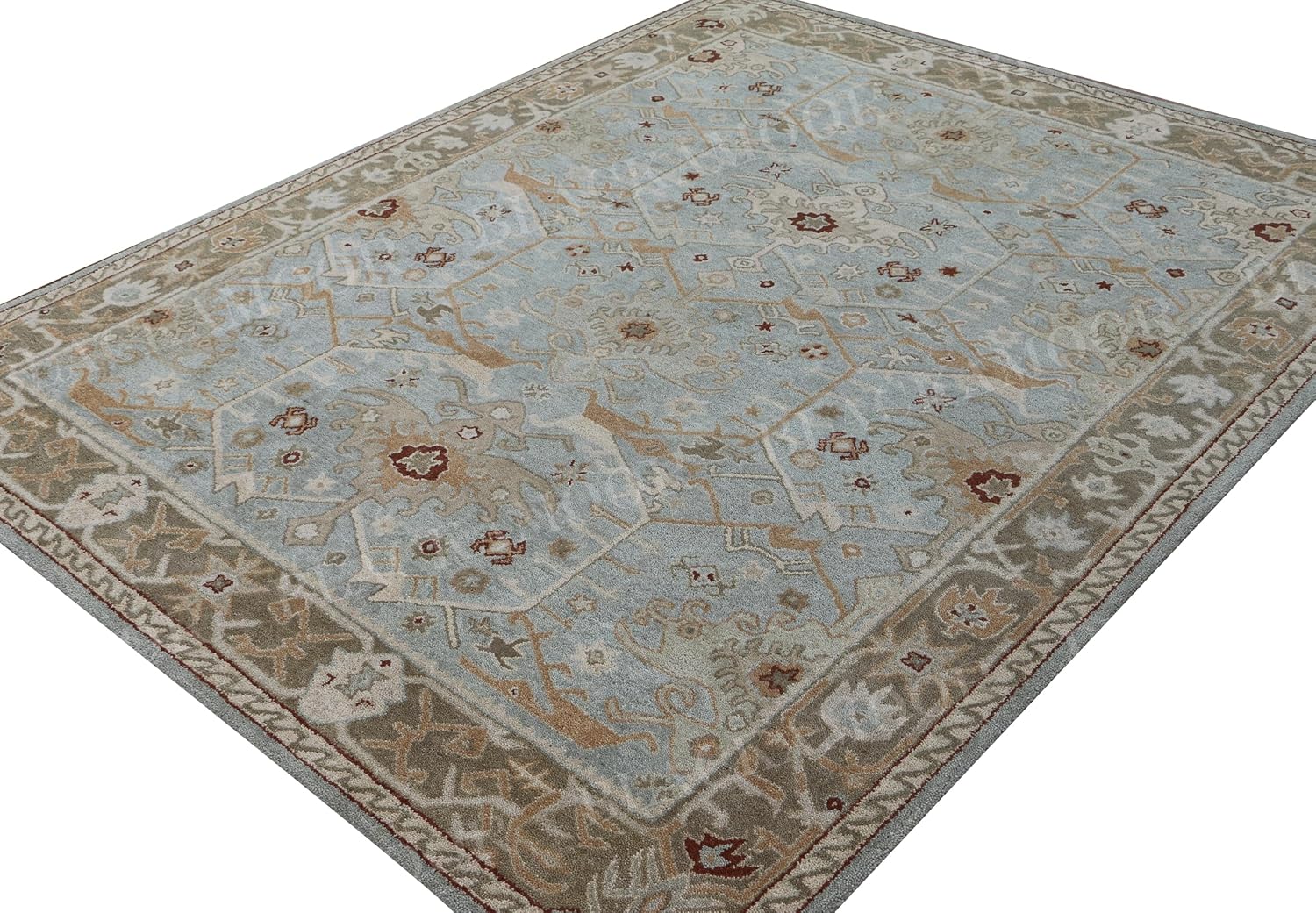 Blackamoor Channing New Handmade Woolen Tufted Rug Masterpiece Design Fine Wool Pile,Durability Ideal for Living Rooms | All Charges are Included in The Final Price (2'.6" x6' Runner (80cm x 180cm))