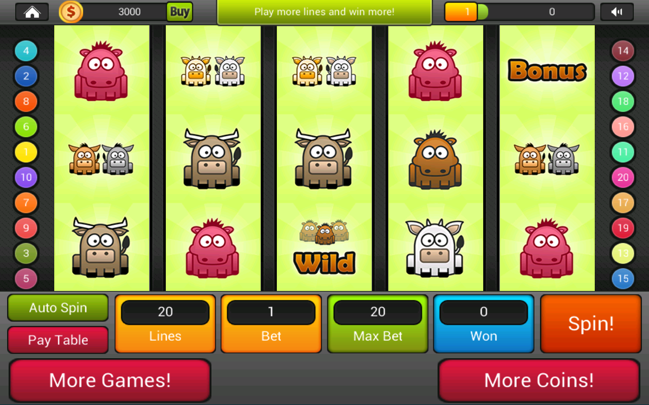 Party Slots FREE Slot Machine With Spin The Wheel BonusAmazon.co.uk