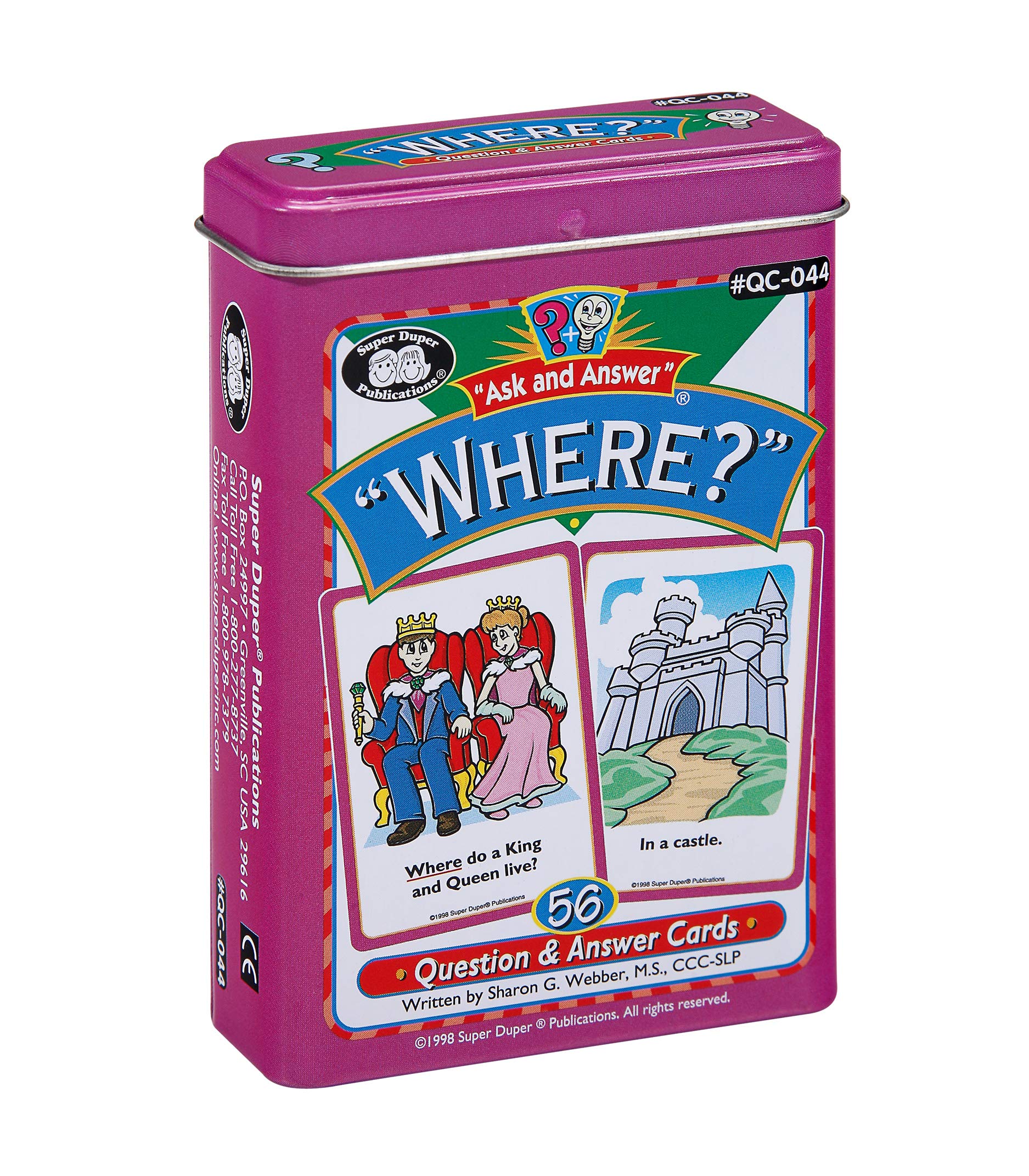 Buy Super Duper Publications Ask and Answer Where Questions Fun Deck ...