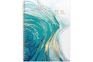 2024-2025 Monthly Planner Spiral Bound, 9" x 11"