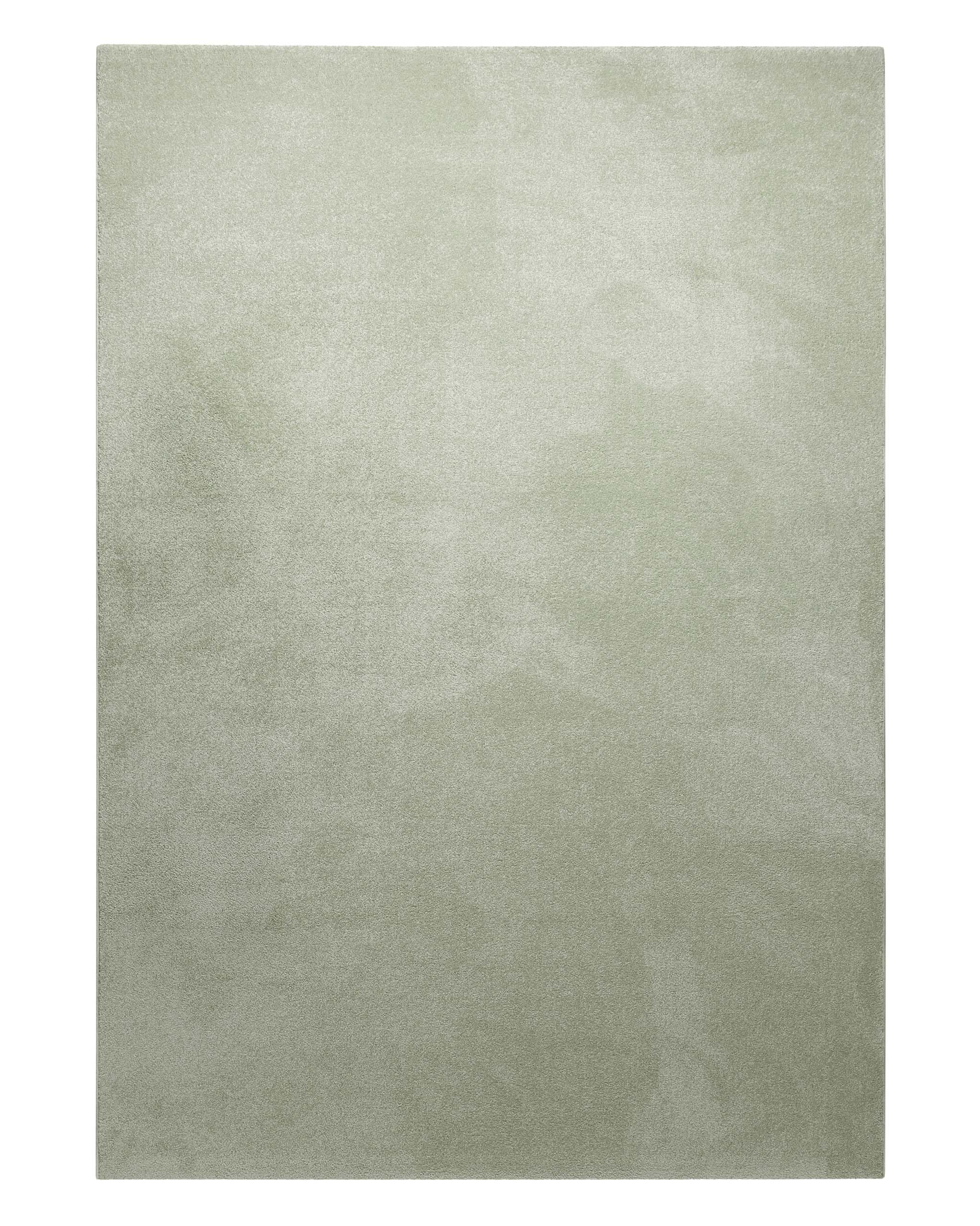 Tapis uni vert clair 200x290 cm à poils courts Wecon Home Basics Freja