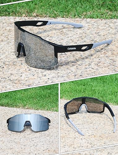 Miniatura 6 de Celdelin Gafas de sol polarizadas deportivas para ciclismo para hombres y mujeres, UV400, ligeras, juveniles, béisbol, MTB, bicicleta de carretera,