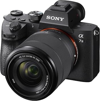 Sony Full Size Mirrorless Camera,  7III Zoom Lens Kit Included Lens SEL2870 Black, ILCE-7M3K