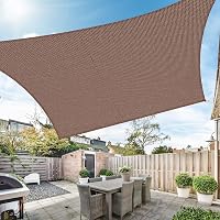 Duerer Vela Ombreggiante Rettangolare 3.6x4.8m Tenda a Vela Protezione UV 95%