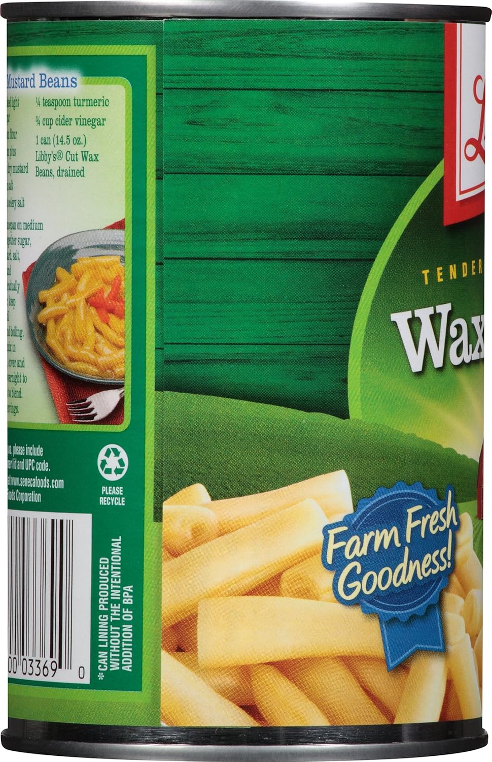 Libby's Cut Wax Beans, 14.5-Ounce Cans (Pack of 12)