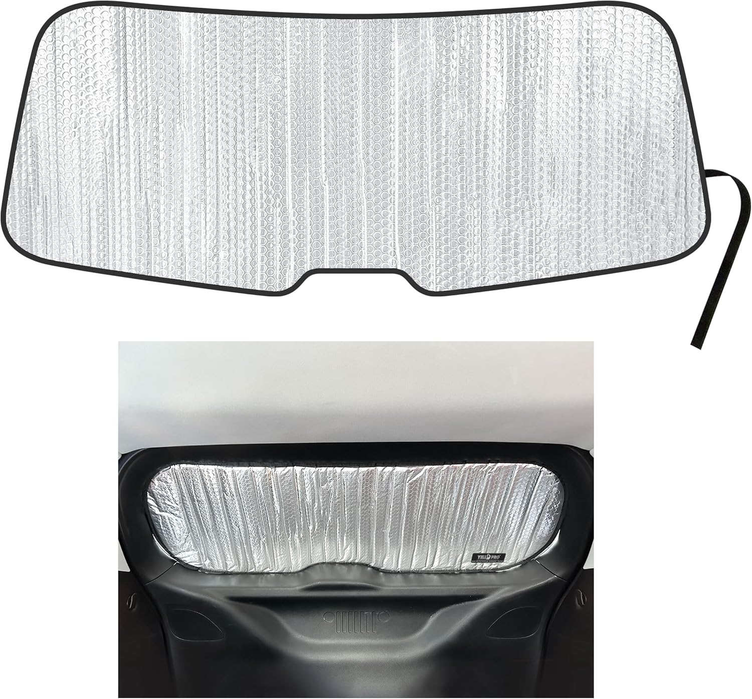 Rear Tailgate Window Sunshade Custom Fit for 2017 2018 2019 2020 2021 2022 2023 2024 2025 2026 Jeep Compass SUV, Latitude, Limited, Sport, Trailhawk, UV Reflector Sun Protection Accessories