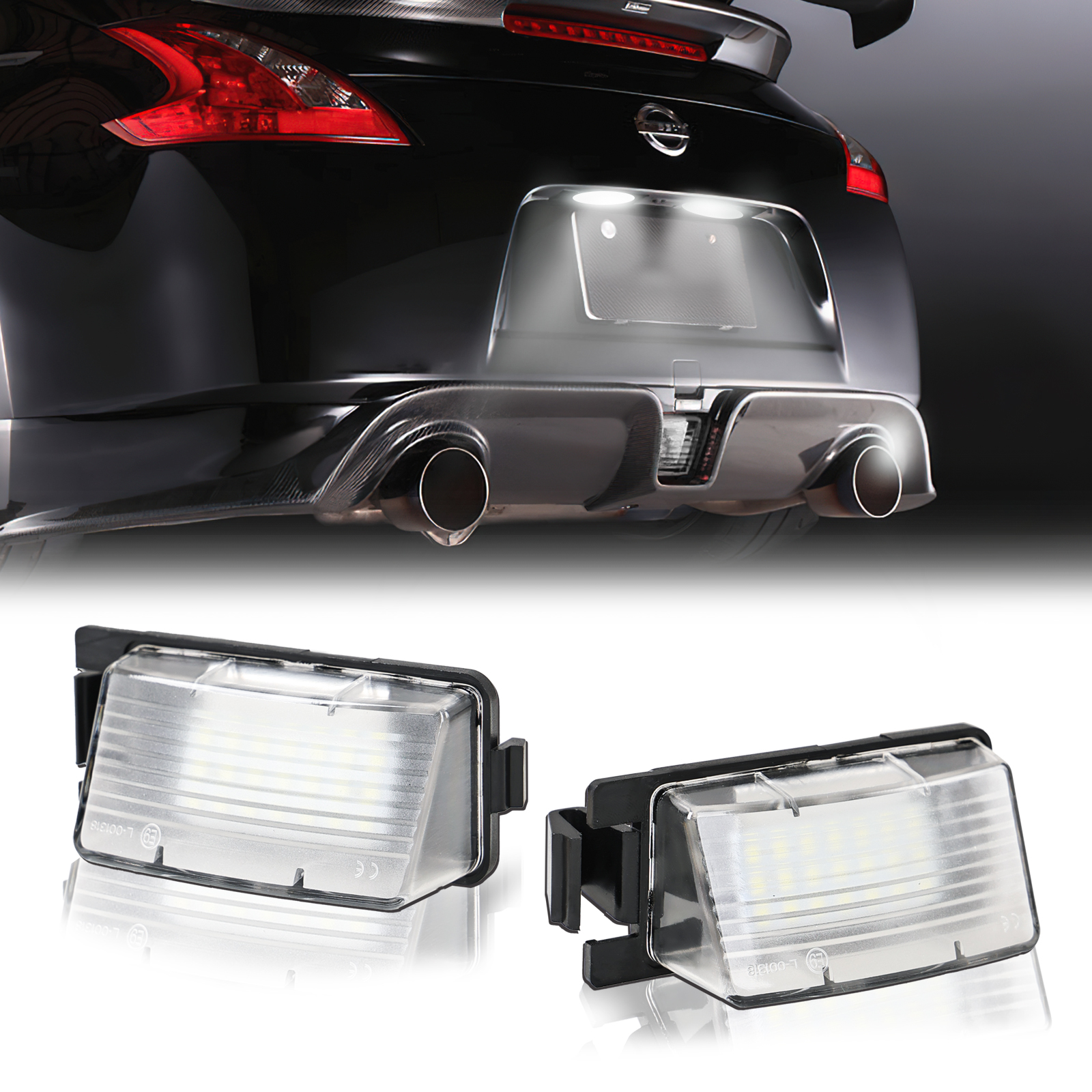 Amazon.com: DERMOKA LED License Plate Light For N'issan 350Z 370Z