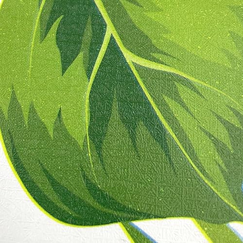 Miniatura 11 de SimpleLife4U Hawaii Flower Style Muebles Papel Autoadhesivo Estante Liner Maquillaje Joyería Gabinete Decoración 17.7 pulgadas Por 9.8 pies