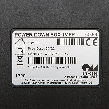Adjustable Bed Base Power Down Box 1MFP 74389 Replacemnet