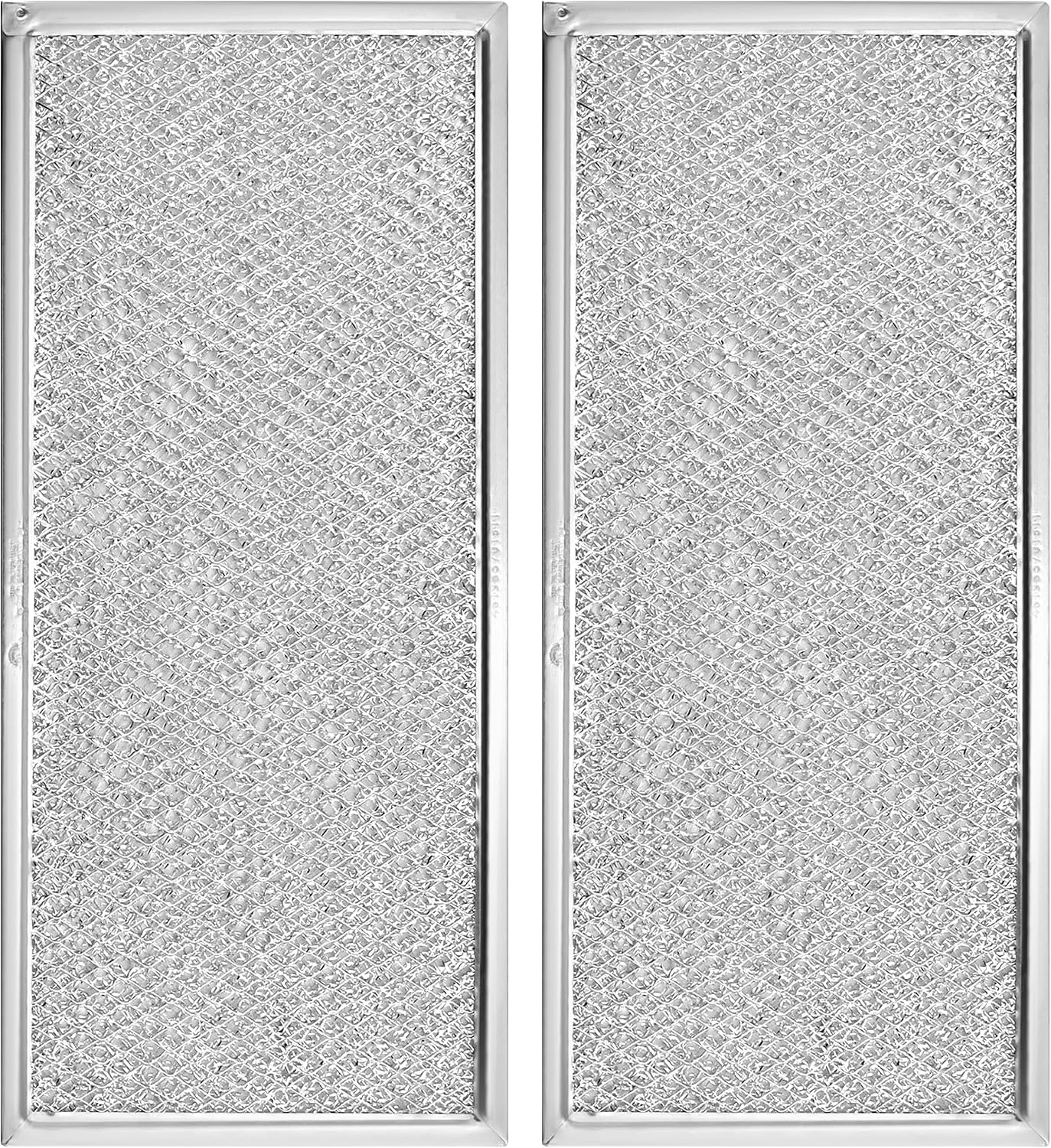 13" x 6" Microwave Filter Fits for Whirlpool Ge Microwaves W10208631A Microwave Grease Filter by Fetechmate - Pack of 2