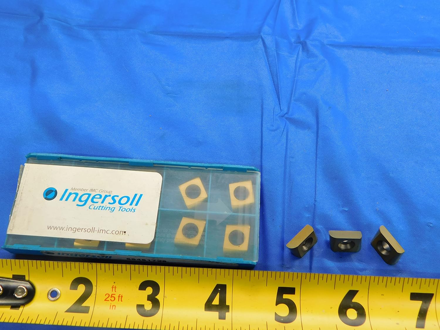 10PCS New Ingersoll CDE323R024 IN1530 TiN Coated Carbide MILLING Inserts - FAX-MB6107