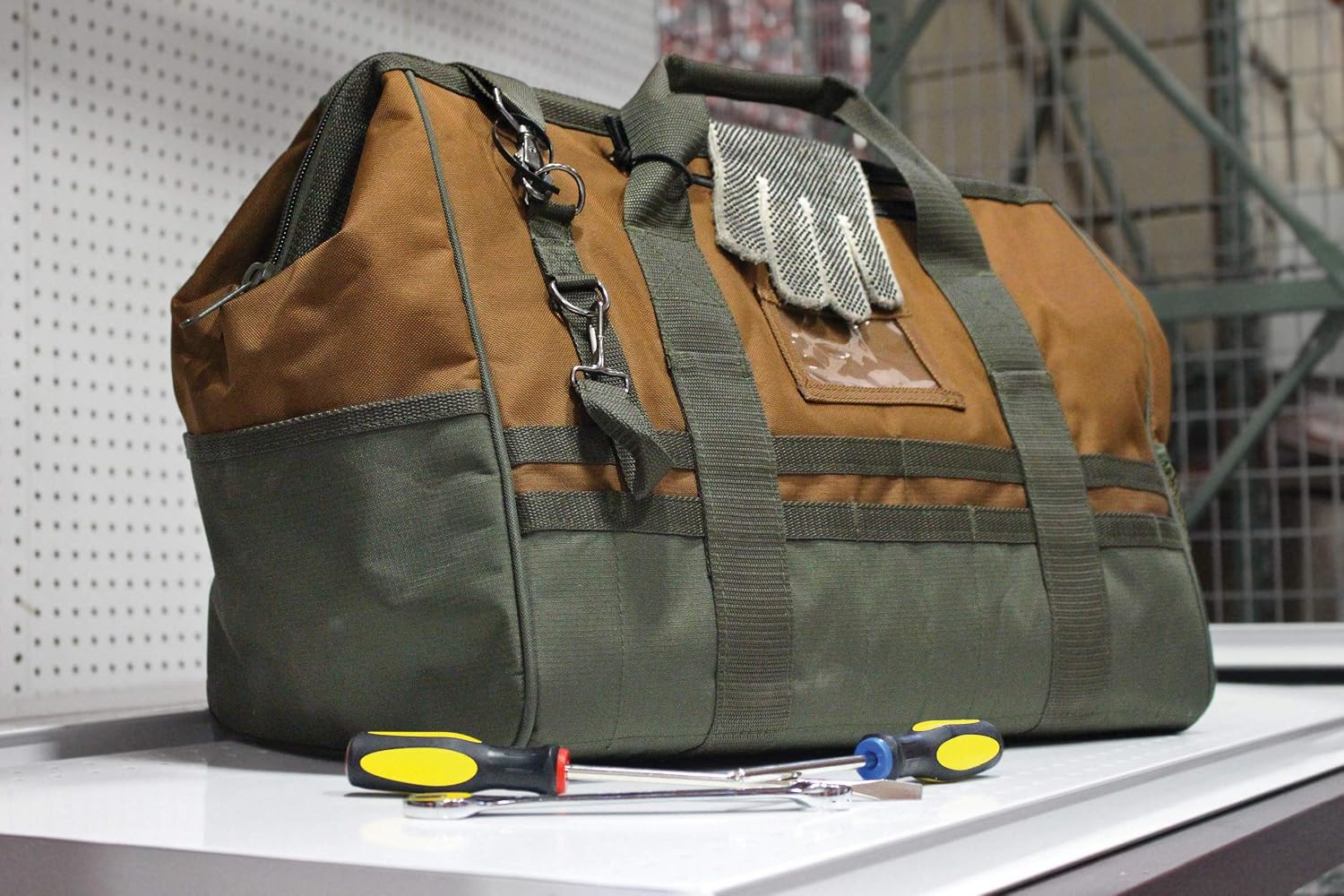 Buy 2 get 3 Bucket Boss Gatemouth 20 Tool Bag in Brown, 60020, 32 liters