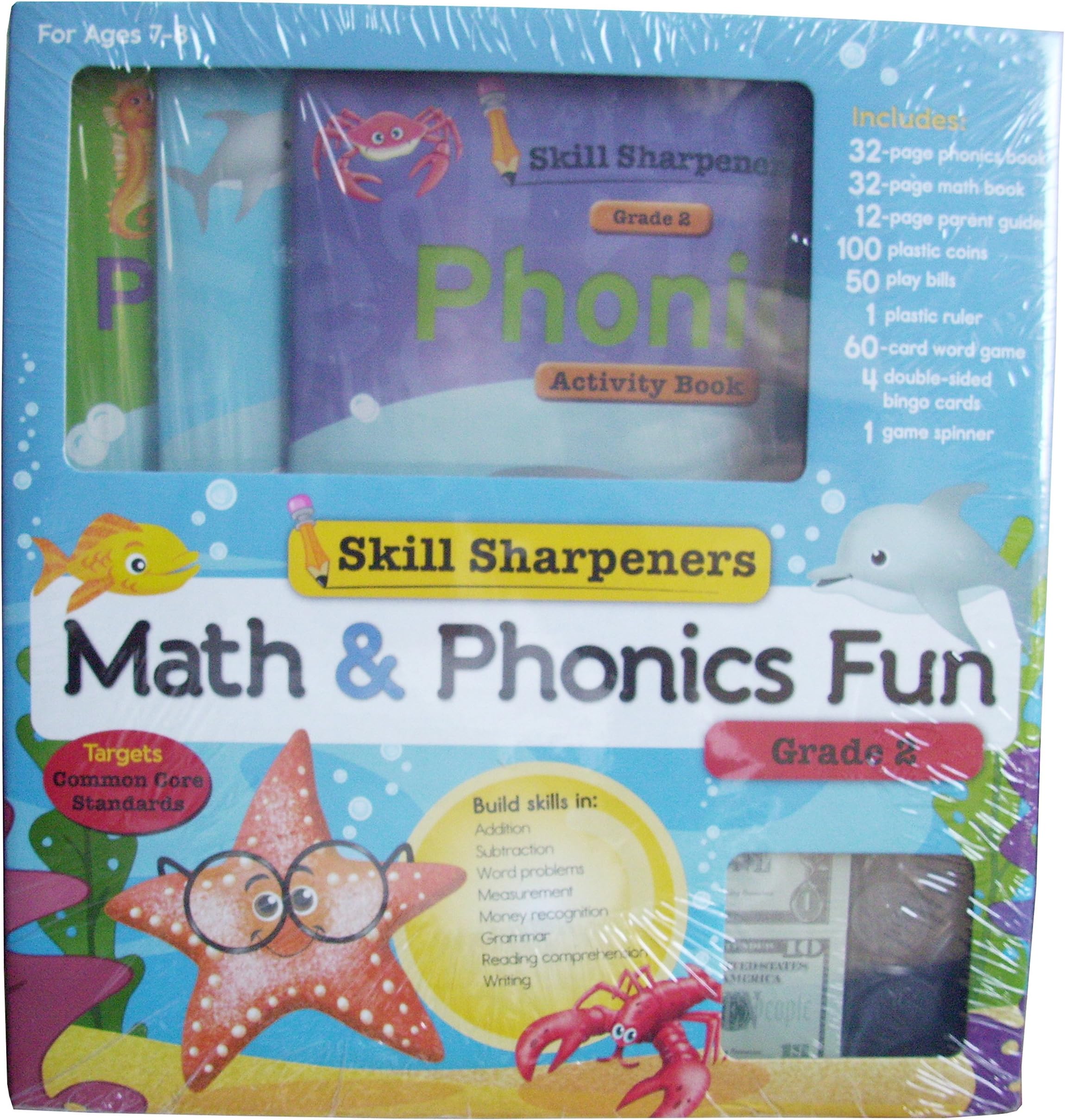 Standards-based Math and Phonics Activities Fun (Grade 2)