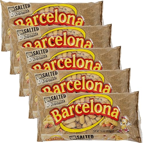 Miniatura 5 de Cacahuetes tostados con cáscara de nuez Barcelona - 1 libra - Sin sal - Cultivado en Estados Unidos - Sin gluten - En cáscara para humanos