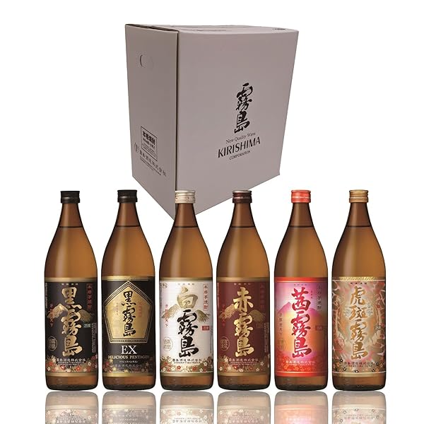 霧島オリジナルセット 6種飲み比べ 瓶 25度 [ 焼酎 宮崎県 900ml×6本 ]