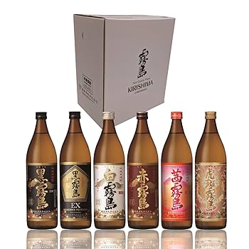 Amazon.co.jp: 霧島オリジナルセット 6種飲み比べ 瓶 25度