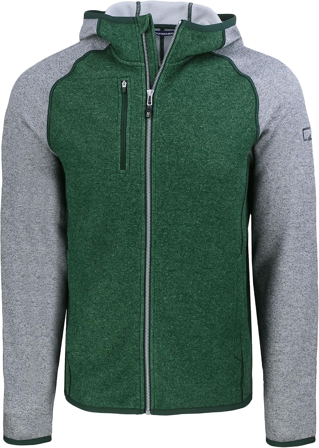 Cutter & Buck Men's Mainsail Full Zip Hooded Jacket