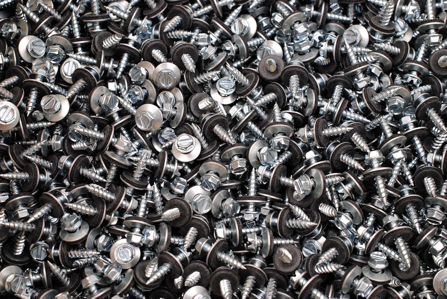 (650) Sharp Point Hex Washer 8 x 3/4 Self-Piercing Neoprene Sealing Screw