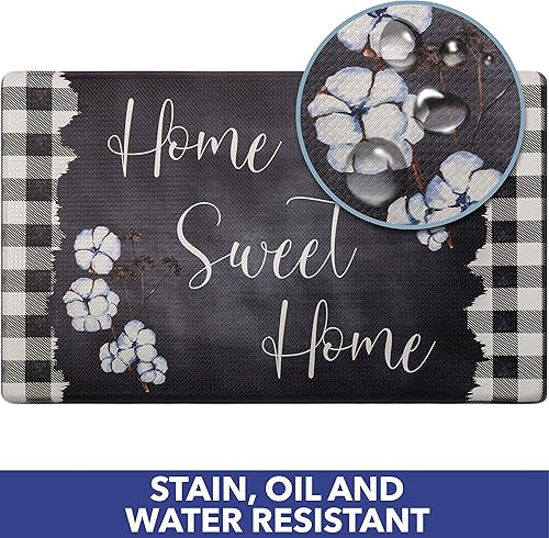 Miniatura 4 de Tapete Cozy-Living de cuadros blancos y negros