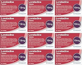 Loratadine 10mg Tablets - 12 Month Supply - Hayfever & Allergy Relief - (30x12) GSL