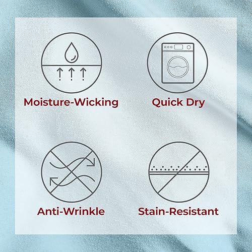 Miniatura 8 de Mellanni Sábanas extra profundas tamaño individual XL, sábanas y fundas de almohada de 3 piezas de la colección icónica, lujosas y ultrasuaves,