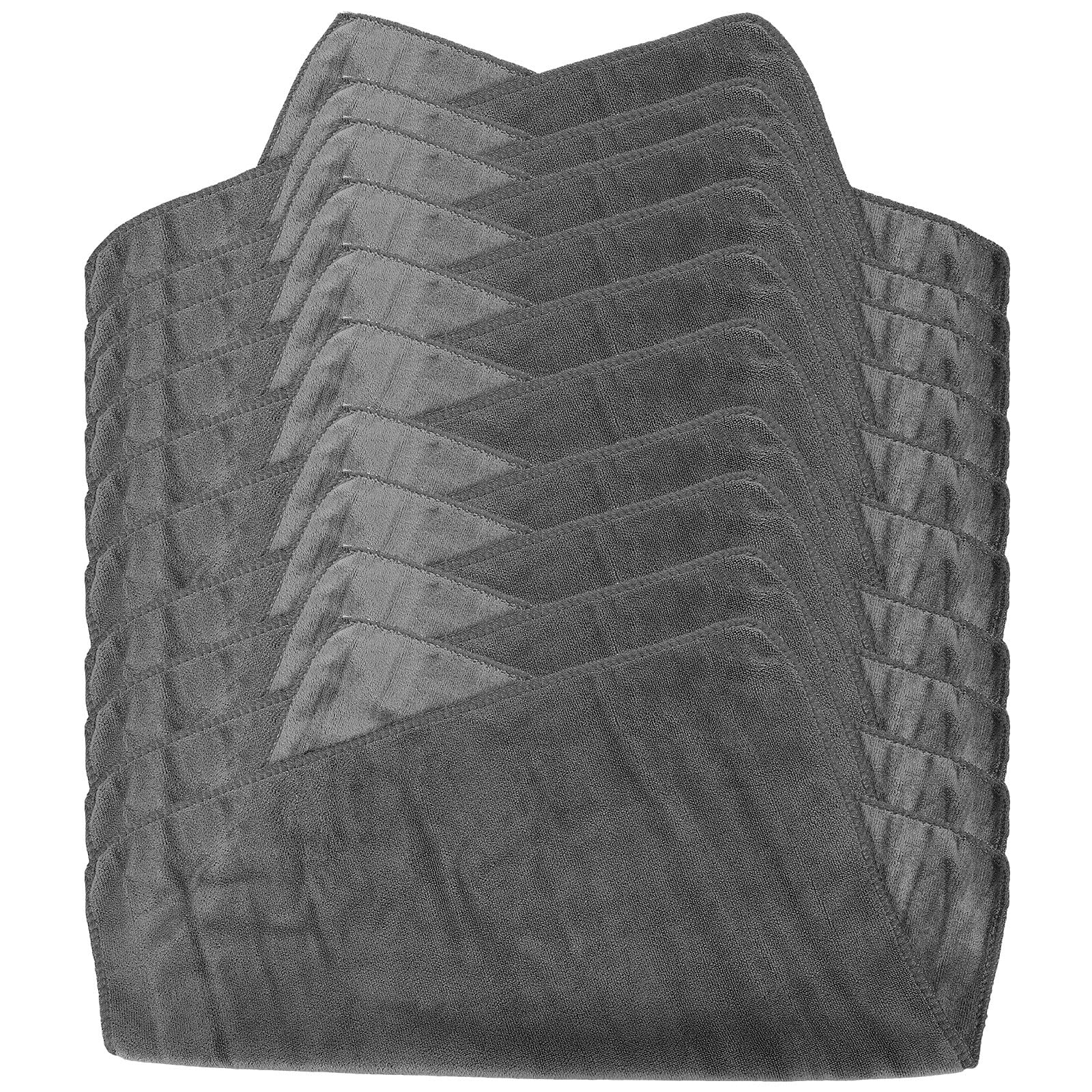 BETOOKY 12 Paños de Limpieza de Microfibra Absorbentes Reutilizables 40x40 Cm Gris para Cocina y Limpieza de Coche Multiusos para Vajilla y Superficies