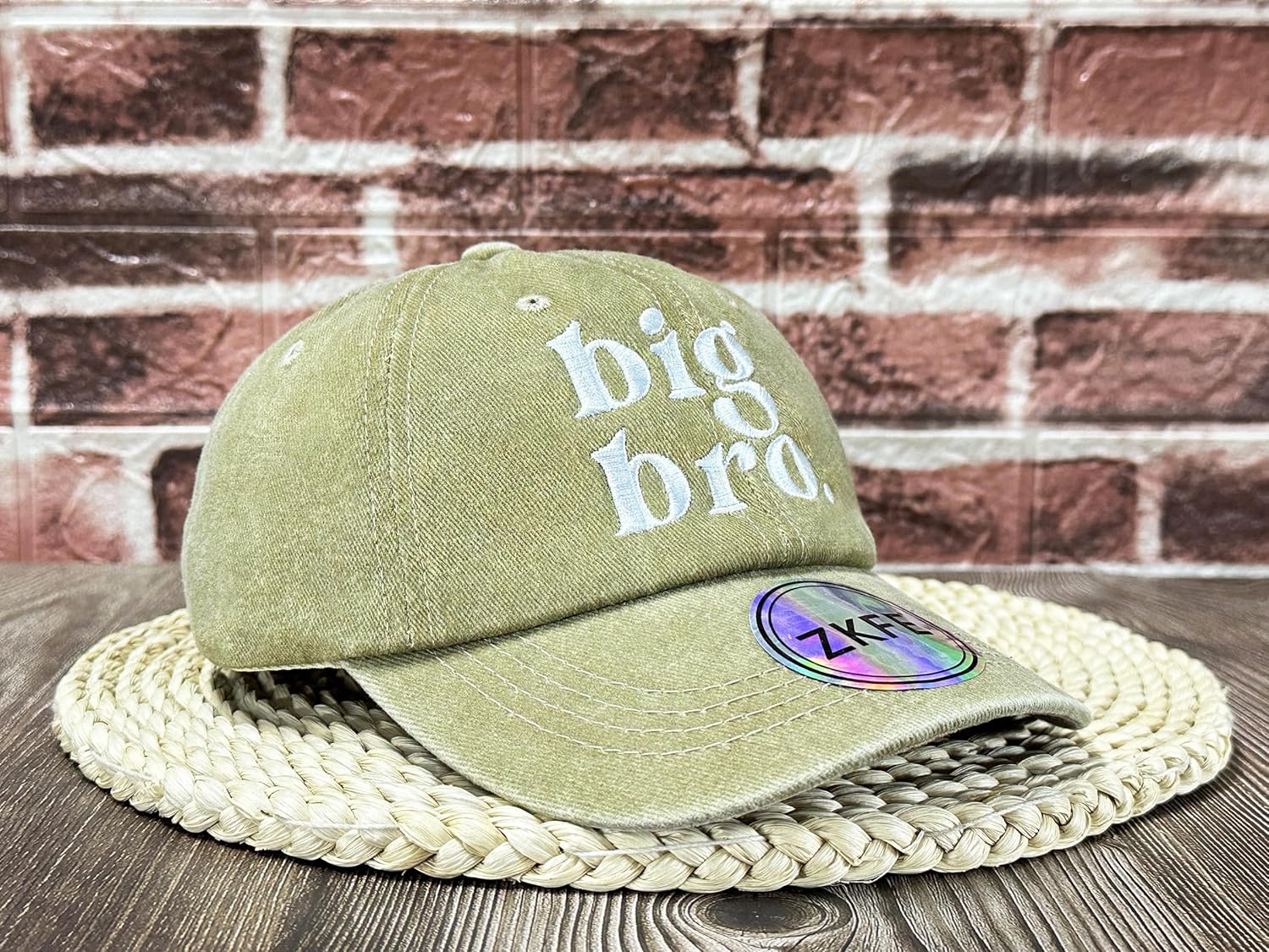Embroidered Big Bro Big Sis Hats - Image 2