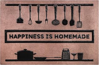 Kitchen Backsplash, Personalized Copper Backsplash, Custom Copper Backsplash Panel, Handmade Copper Backsplash Tile, Indoor Outdoor Wall Decor (Copper&Black)