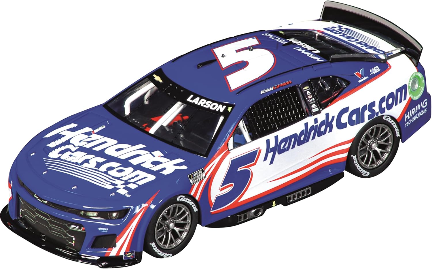 Carrera Evolution 20025248 NASCAR Darlington Showdown Analog Electric 1:32 Scale Slot Car Racing Track Set - Includes Two 1:32 Scale Cars & Two Dual-Speed Controllers Ages 8+