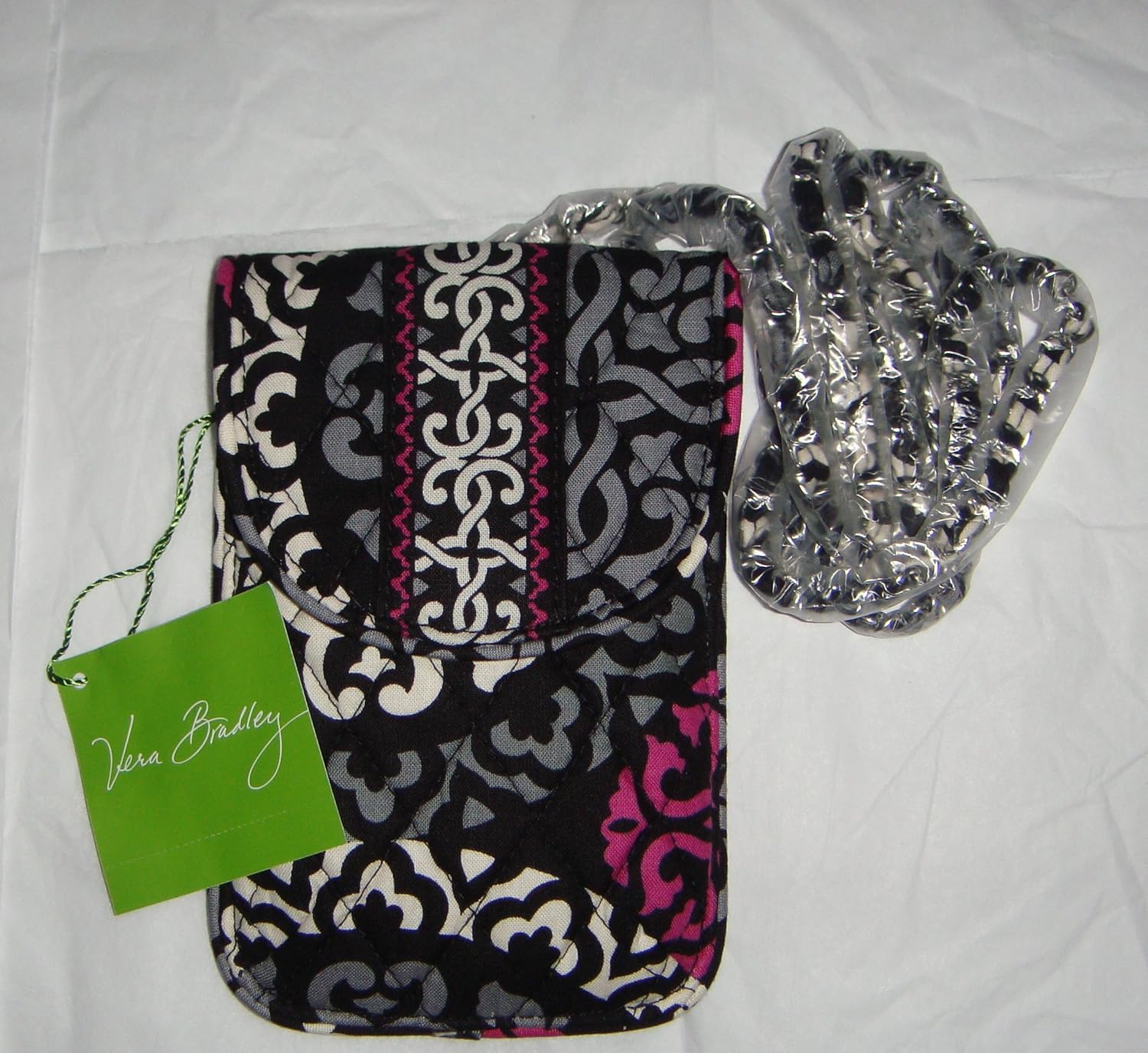 Vera Bradley CELL PHONE CROSSBODY CANTERBERRY MAGENTA