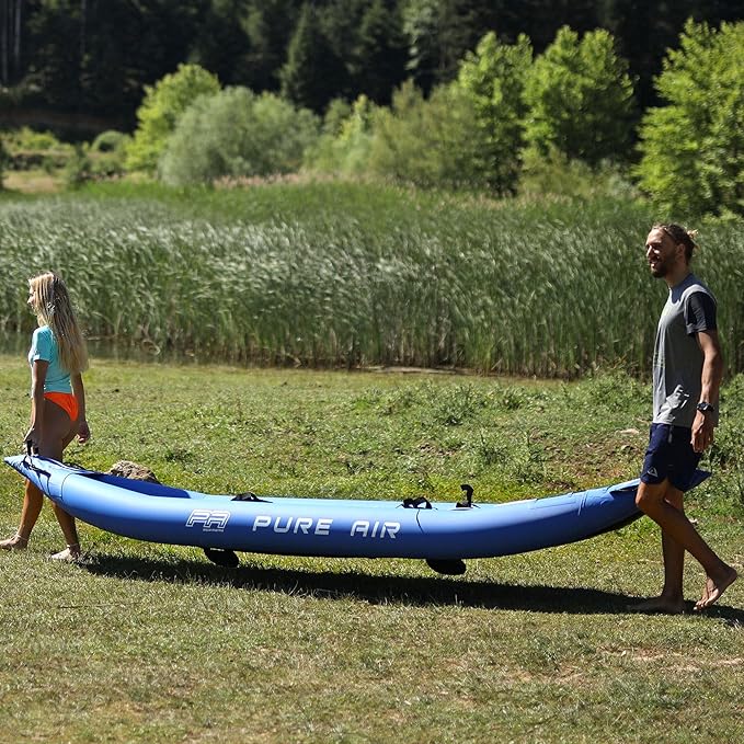 Aqua Marina Pure Air Kayak Inflable 2 Personas - Azul miniatura 5