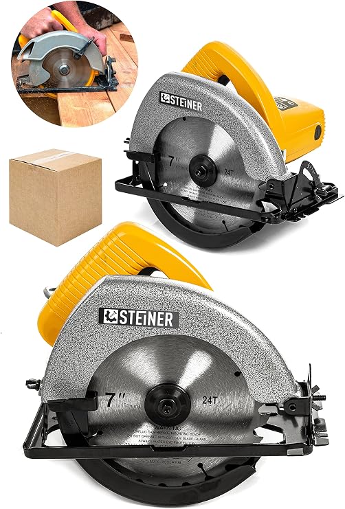 Steiner German 3200 Watt Sri Sjs Metal Transmission Chipboard Cutting Circular Saw Machine 185mm