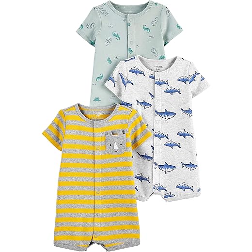 Simple Joys by Carter's Baby 3-Pack Snap-up Rompers