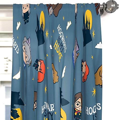 Miniatura 4 de Jay Franco Harry Potter Hogwarts is My Home - Cortinas de 84 pulgadas, hermosa decoración de habitación y ropa de cama fácil de instalar, con Harry,