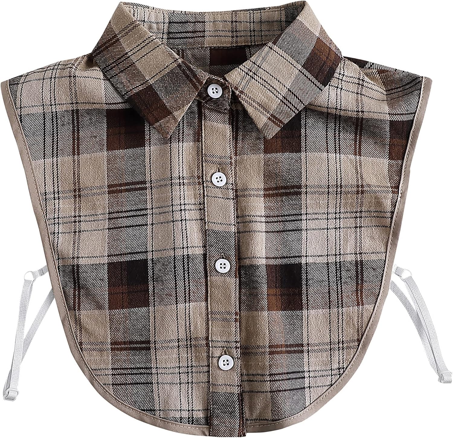 Womens Half-Shirt Dickey Collar, Detachable Fake Collars for Dresses Blouse Sweater - Image 2