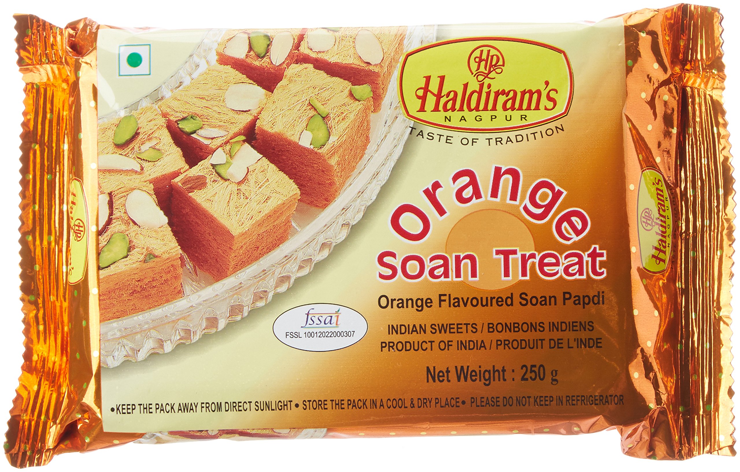 Haldirams Nagpur Orange Soan Papdi, 250g (B019C0B4ZI) Amazon Price History, Amazon Price Tracker
