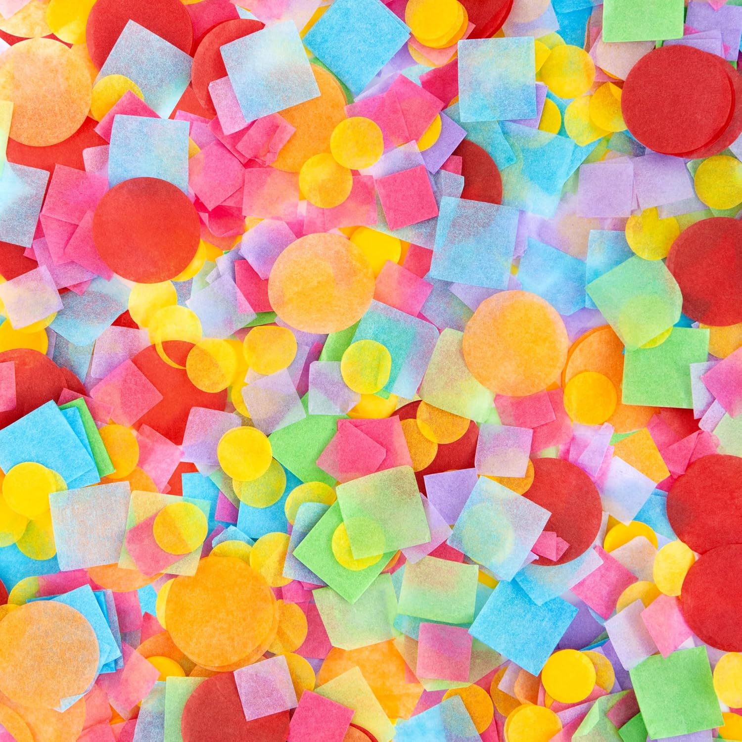 Celebrate It Iridescent Paper Confetti - Ideal for Birthdays, Baby Showers, Table Decor & Party Celebrations, 12 Pack