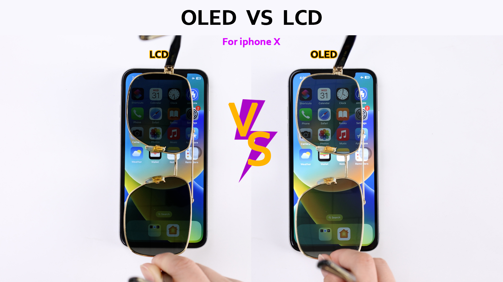 Amazon.com: XLX for iPhone X OLED Screen Replacement Kit, 5.8 inch