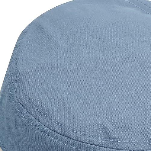 Vista 22 de Clakllie Cotton Fisherman Cap Unisex Bucket Hat Foldable Lightweight UV Protation Caps Hiking Travel Hats Outdoor Sports Cap S-enyf07-negro