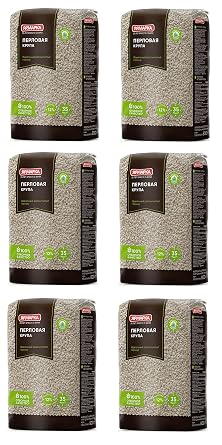 Yarmarka Pearl Barley 24.7 oz 700g pack of 6, Hearty Whole Grain Barley, Perfect for Soups, Stews & Risotto-Style Dishes, Pantry Staple