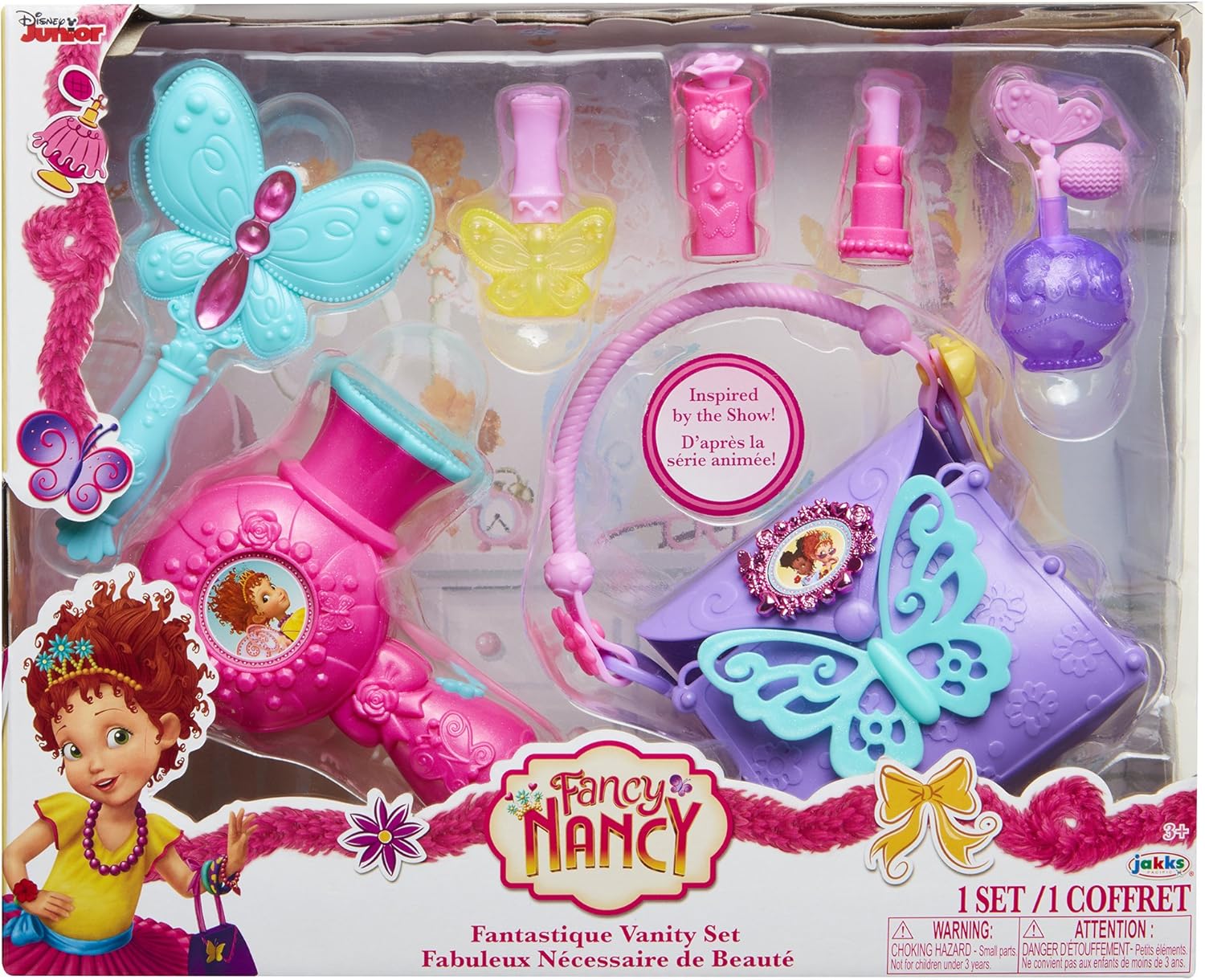 Fancy Nancy 77418 Fantastique Doll-Sized Vanity (6 Piece), Multicolor
