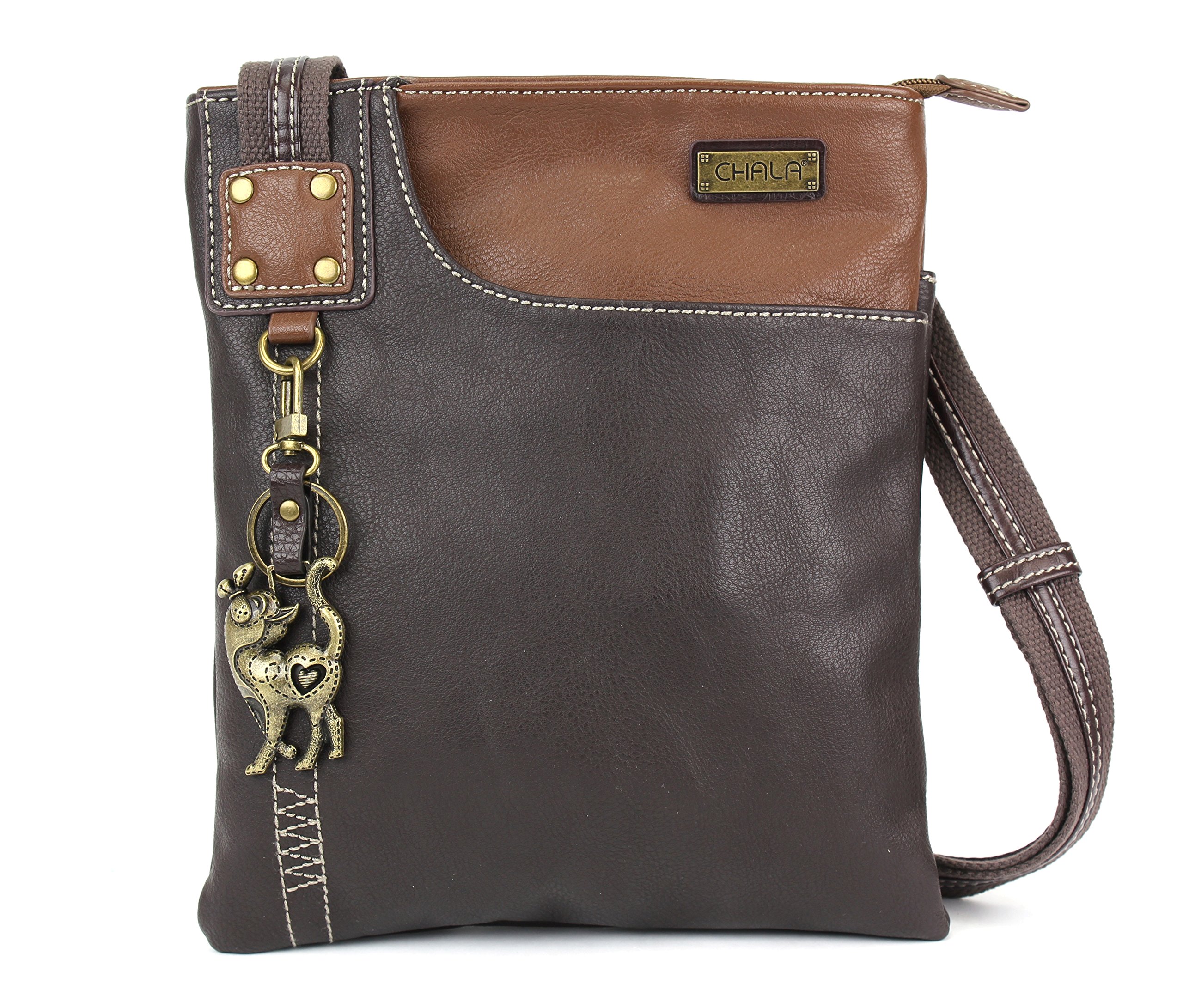 CHALA SWING Pack Small Cross-Body Purse with Metal Mini Keychain