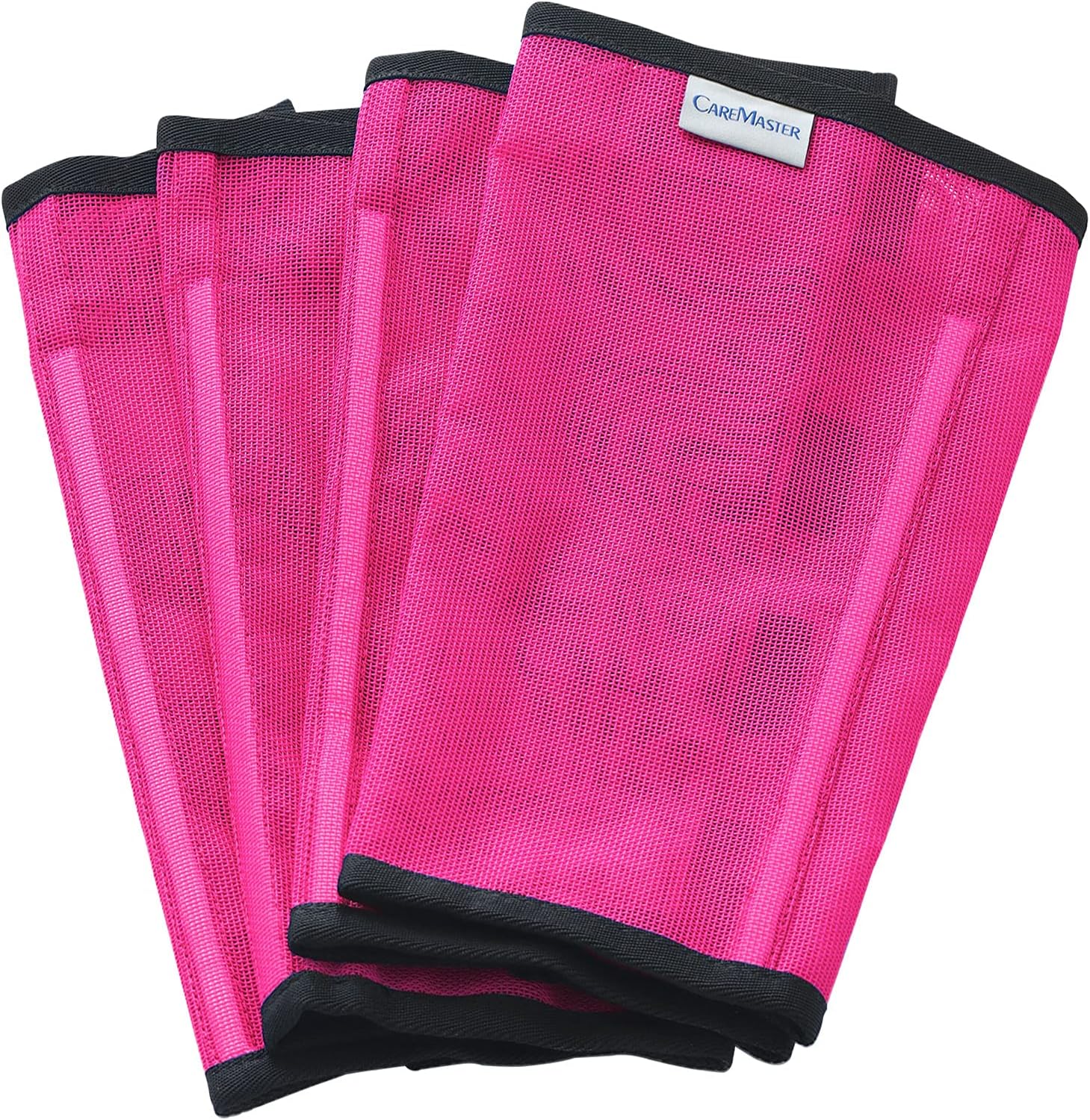 CareMaster Fine Mesh Fly Boots Loose Fitting & Non-Slip Horse Fly Leggings No More Horsefly Nuisance Greatly Reduce Stomping Breathable with Natural Air Flow (Set of 4)