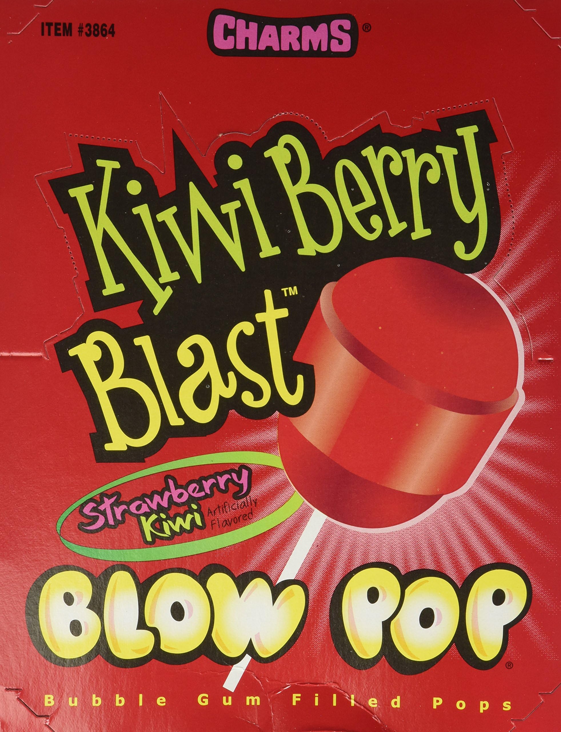 Charms Kiwi Berry Blast Blow Pop - 18g