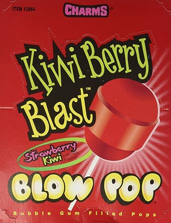 CHARMS KIWI-BERRY BLAST BLOW POP 48count