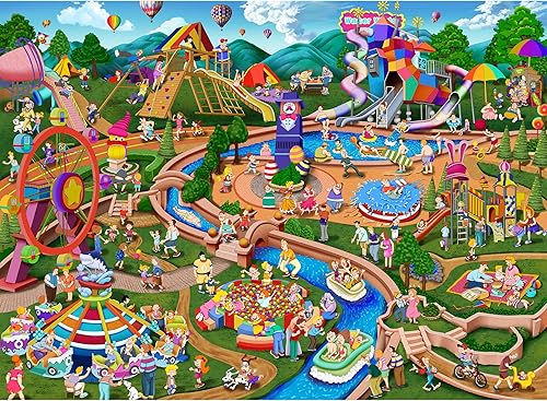 Becko US Rompecabezas de 500 piezas para adultos, rompecabezas de 500 piezas para niños y adultos (parque temático)