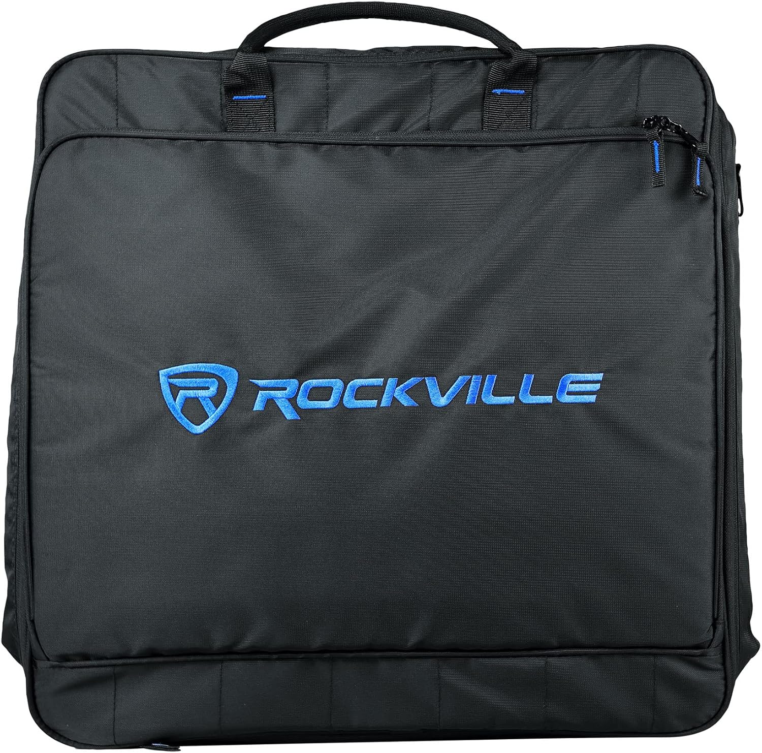 Rockville MB2020 DJ Gear Mixer Gig Bag Case, 20.5" x 20.5" x 6", Dual Foam Padding, Rugged Nylon, Lockable YKK Zippers, for DJ Mixers and Controllers