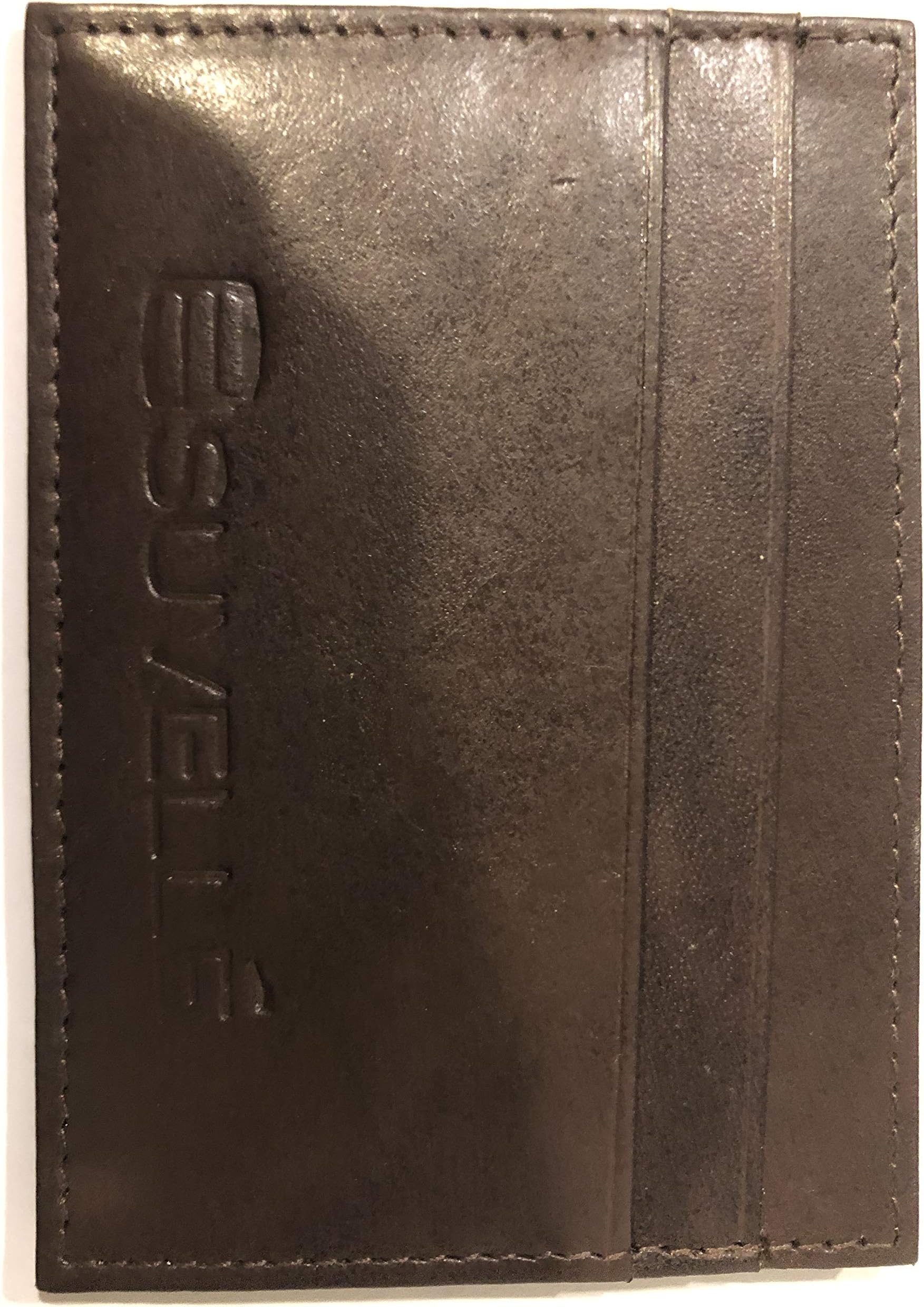 Mens Genuine Leather Credit Card Holder Minimalist Wallet Front Pocket Card Case Holder