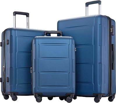 3 Piece Luggage Set ABS Expanable 