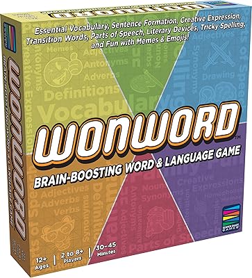 Semper Smart Games Wonword Brain-Boosting Word Game. Essential Vocabulary, Critical Language and Creative Expression Made Fun for 12 and Up!